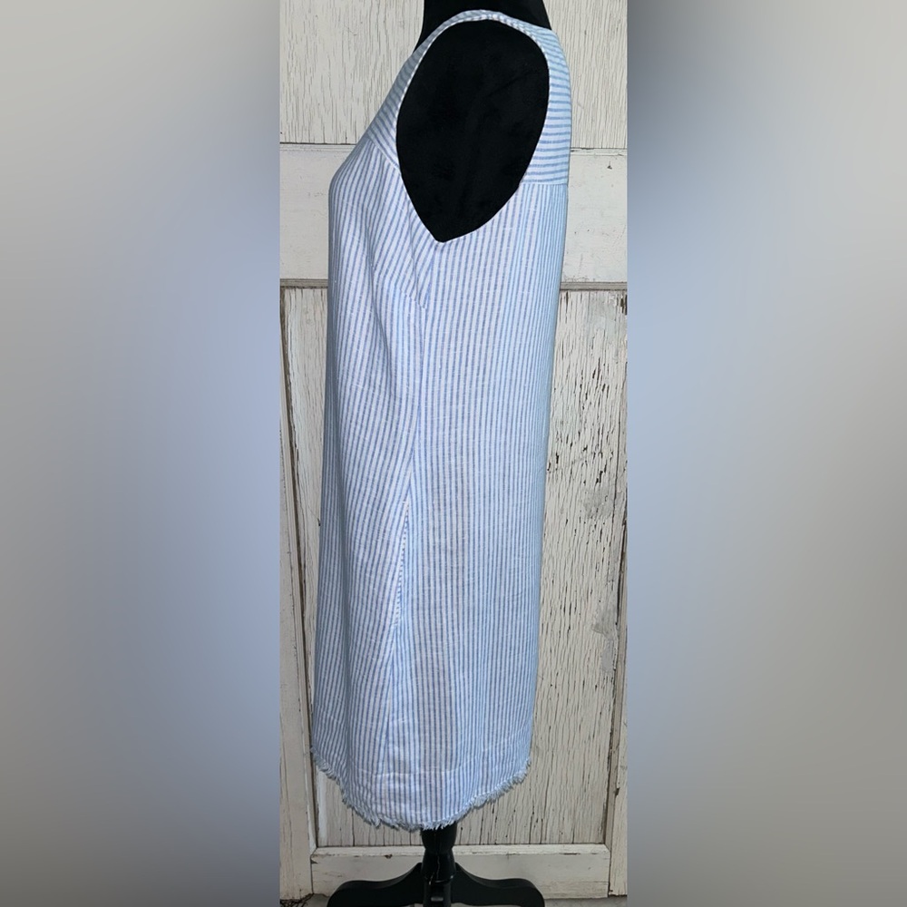 🌞Tommy Bahama- Summer Blue & White Strip Dress.  NWOT - Picture 3 of 5